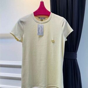 Schiaparelli Light Yellow Short-Sleeve Wamen's Tee